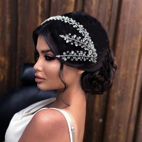 European and American style handmade bridal headbands, rhinestone-embellished headbands, soft wedding headbands, wedding dress accessories