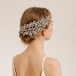 Luxury cross-border headband for women, heavy-duty rhinestone bridal headpiece, high-end jewelry for photo shoots.