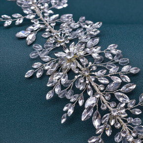 Handmade rhinestone headbands for foreign trade, bridal headpieces, crystal flower headbands, pressed headbands, wedding dresses, hair accessories