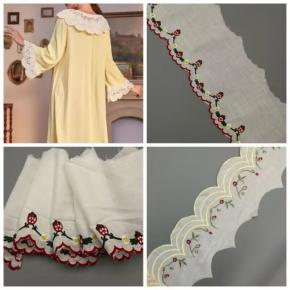 11cm Four-Color Cotton, Mesh, and Organza Trim — Lolita DIY Multi-Color Lace Embellishment