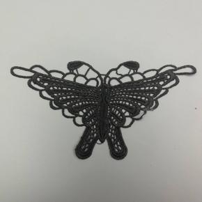 Water Soluble Lace Applique, Embroidery Lace Collar Flower, Butterfly Applique for Women's Garments