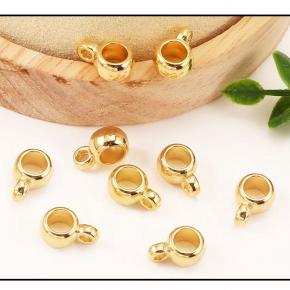 CCB Jewelry Accessories Large Hole Round Beads Three-Way Beads Loose Beads DIY Jewelry Making for Bracelets & Necklaces