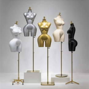 bbl人体模型女装模特假人欧美大码金色mannequin内衣臀服装展示架