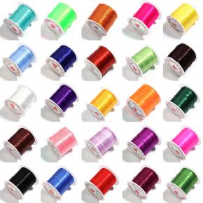 Colorful Elastic Cord DIY Beading Crystal String Elastic Rope for Handmade Bracelet Necklace Buddha Prayer Beads Making