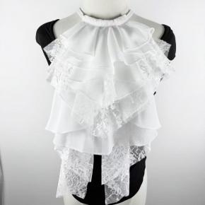 Women’s Victorian Lace Peter Pan Collar French Vintage Detachable Fake Collar Elegant Neckwear for Party Daily Wear