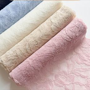 23cm Color Elastic Lace Trim, Garment Accessories, Lingerie Decoration, Handmade DIY Ornaments