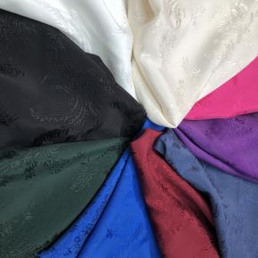 Spring Summer Viscose Rayon Phoenix Jacquard Fabric, Imitation Silk Fabric for Hanfu & Loose Dress
